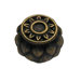 Corinthia Large Round Cabinet Knob in Distressed Rubbed Bronze
