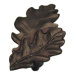Fruits of Nature Oak Leaves Cabinet knob in Distressed Rust
