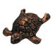Curiosities Turtle Cabinet Knob in Distressed Antique Copper