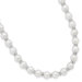 Sterling Silver 16 Inch8mmWhite Cultured Freshwater Pearls With Bali Spacers Necklace