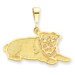 14k Schnauzer Pendant
