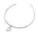Sterling Silver and Diamond Slide Necklace