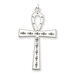 Sterling Silver Laser Designed Cross Pendant
