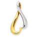 14k Two-tone Slide