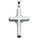 14k White Gold Cross Pendant26x18mm