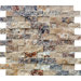 1" x 2" Splitface Travertine Mosaic in Tuscany Scabas