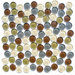 1" x 1" Crystallized Glass Mosaic in Everglade