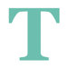 Letter - Upper Case 'T' Stretched Wall Art