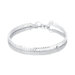 X Link Bangle Bracelet Sterling Silver
