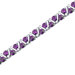 Always Glamorous Round Shape Gemstone Bracelet in Sterling Silver