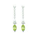 1.25 Ct.T.W. Genuine Marquise Cut Peridot Earrings in Sterling Silver