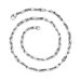 Elegant Figure 8 Mens Stainless Steel Necklace