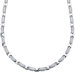 Sleek and Handsome Titanium Mens Flat V Shaped Link 20 inch Chain Necklace