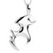 Unique Pendant Necklace in Sterling Silver