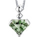 Superman Cut 6.25 Carats Green Amethyst Pendant in Sterling Silver