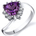 Trillion Cut 1.75 Carats Bypass Ring in Sterling Silver