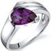 Contemporary Pear Shape 1.75 carats Ring in Sterling Silver