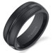 Men's Tungsten Double Groove Wedding Band