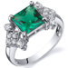 1.50 Carats Princess Cut Emerald Ring