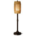 Tonga 58" Floor Lamp Antique Honey Shade in Bronze