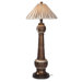 Phoenix Floor Lamp in Bronze and Silver