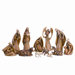 12 Piece Nativity Driftwood Figurine Set