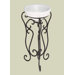 Granada Wrought Iron Pedestal with St. Martin Vessel Sink