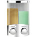Euro Duo Dispenser with Translucent Containers