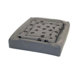 Sherpa Fleece Pet Lounger Cover in Grey