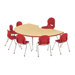 4000 Series Kidney Activity Table with Short Legs (48" x 72" )