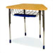 Zuma Plastic Trapezoid Desk