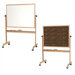 Reversible Writable/Tackable Presentation Easel