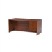 66" W Single Right-Handed Pedestal Executive Desk with Wood-Grain Laminate Surface