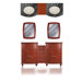 Jasmine 61" Double Basin Vanity with 12" Center Drawer Unit