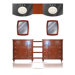 Jasmine 79" Double Basin Vanity with 4 Adjustable 18" Shelves