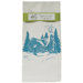 Organic Cabin Block Print Tea Towel