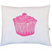 Cupcake Block Print Squillow Accent Pillow