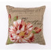 Candystripe Rose Down-Filled Embroidered Pillow