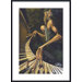 Lounge Smoke Metal Framed Art Print