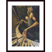 Lounge Smoke Wood Framed Art Print