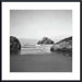 Face Rock by Steven Meyers Metal Framed Art Print