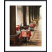 Cafe Arcade, Venice Metal Framed Art Print