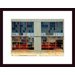 Window Panes Wood Framed Art Print
