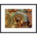 Concentric Rust Abstract 2 Wood Framed Art Print