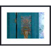 Brass Door Handle Metal Framed Art Print