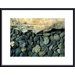 Rock, Pebbles and Water Metal Framed Art Print