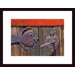 Hinge and Handle Wood Framed Art Print