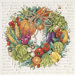 Vegetable Wreath Counted Cross Stitch