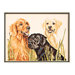 Retrievers Counted Cross Stitch