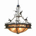 Ducks In Flight 8 Light Inverted Pendant